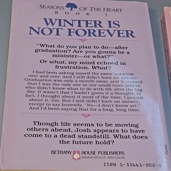 BOOKS PB Janette Oke Seasons of the Heart Series - Picture 8 of 10